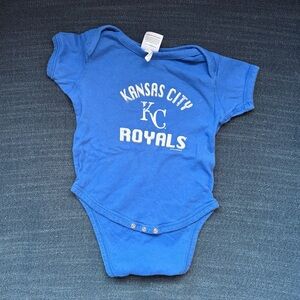 Kansas City Royals Blue Baby Onesie